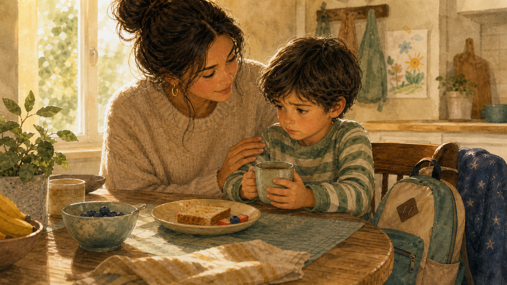 Anxiety Nausea in Kids: Morning Tummy and Pre-School Vomiting