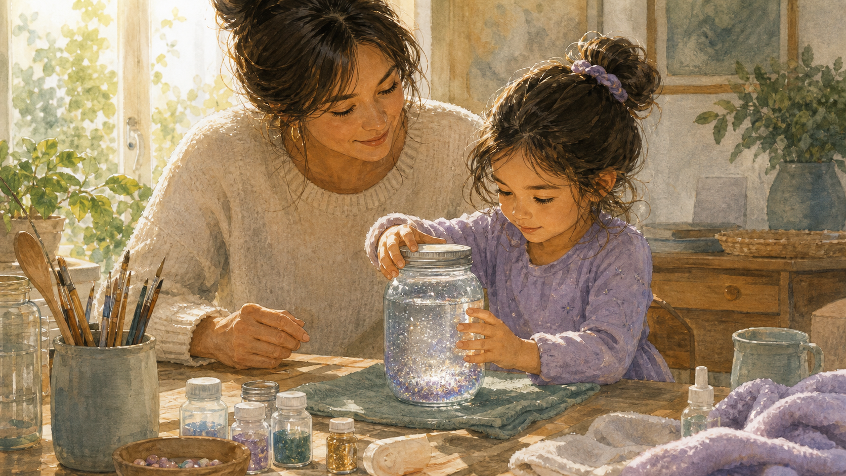 DIY Calming Jar for Kids: When to Use It