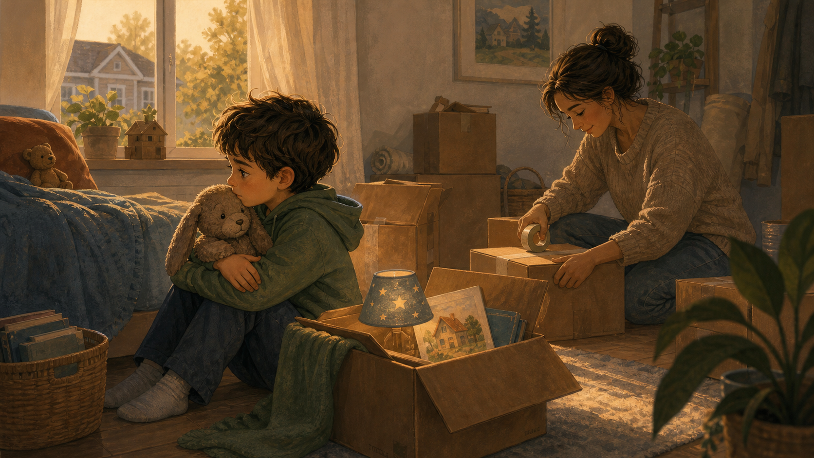 A Children's Story About Moving House