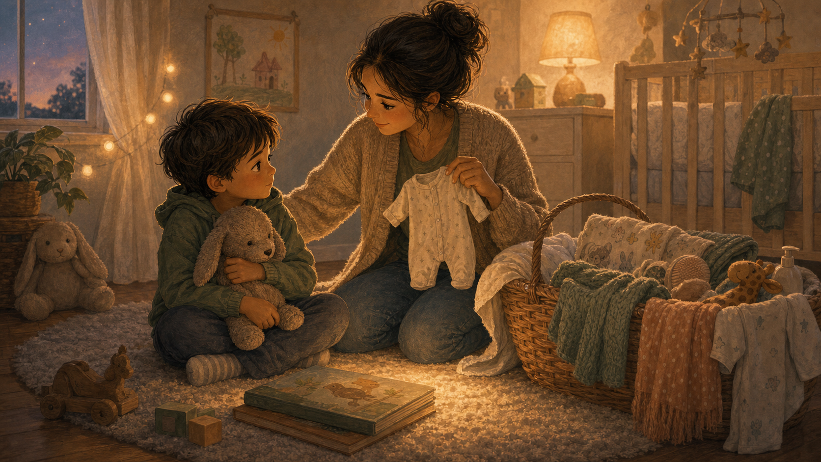 A Children's Story About a New Baby Coming