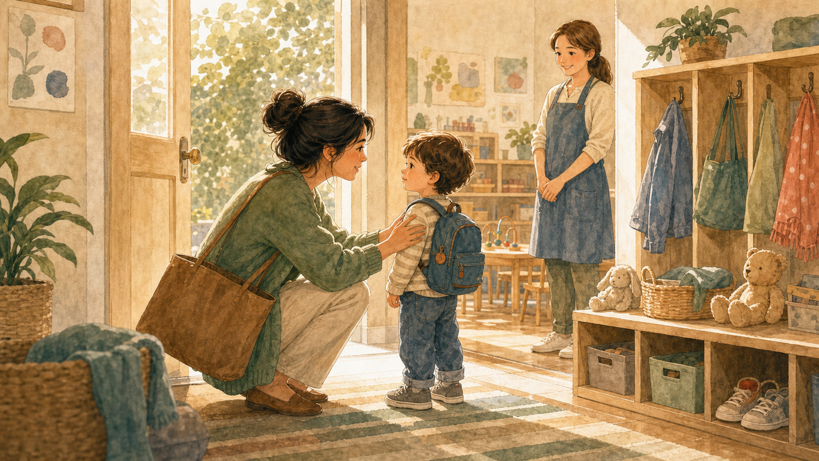 Daycare Drop-Off Crying: The Calm 3-Minute Goodbye